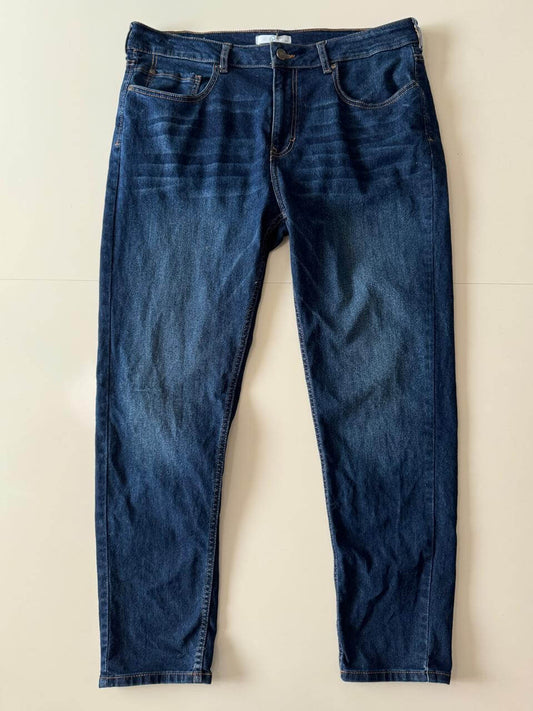 Jeans azules basicos, Talla 34 cintura, Hombre