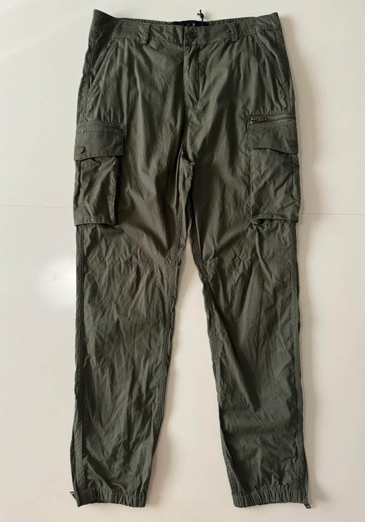 Pantalones cargo verde olivo, Talla 31 Cintura, Hombre