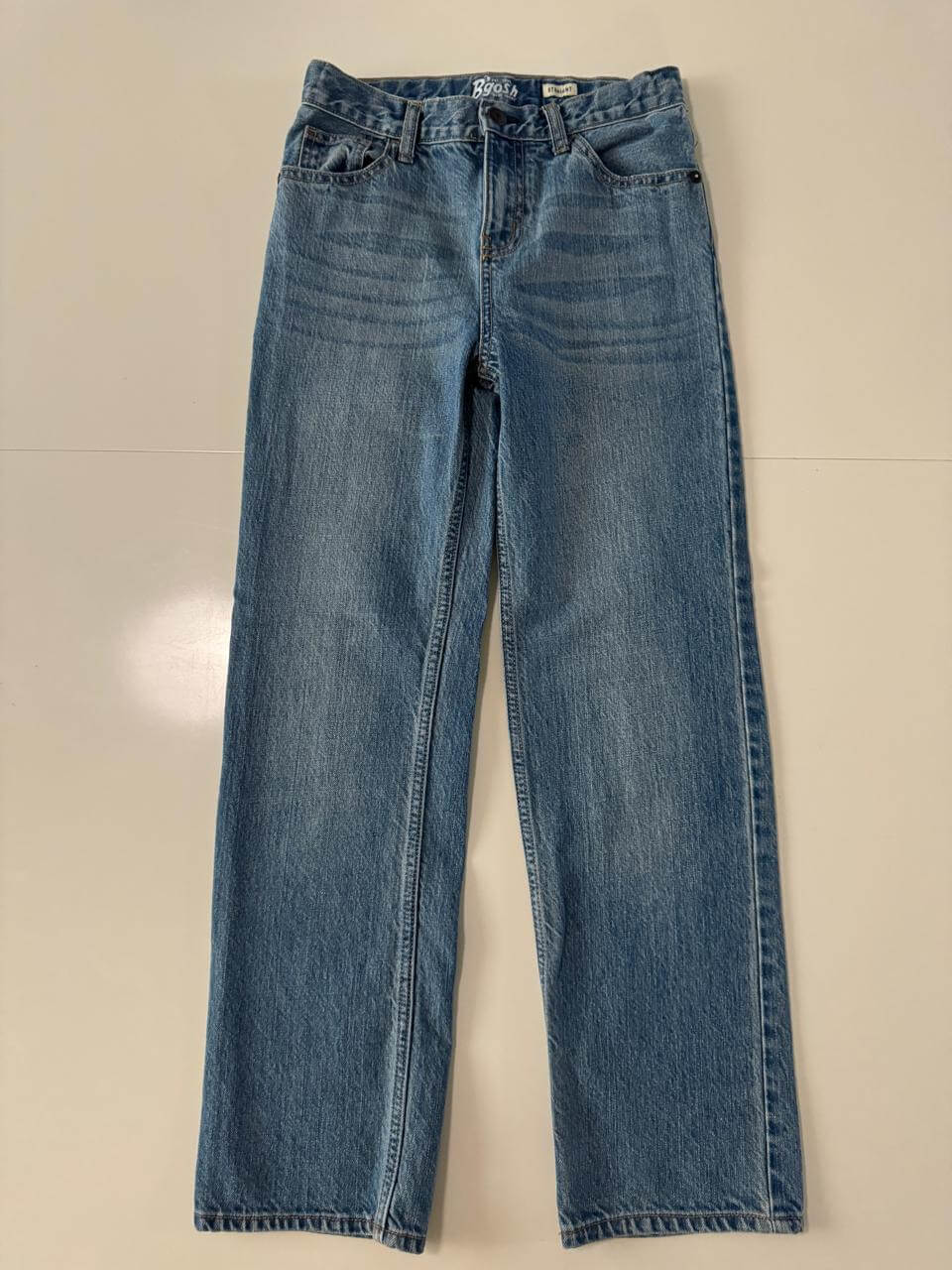 Jeans rectos basicos, Talla 12 R años, Niño