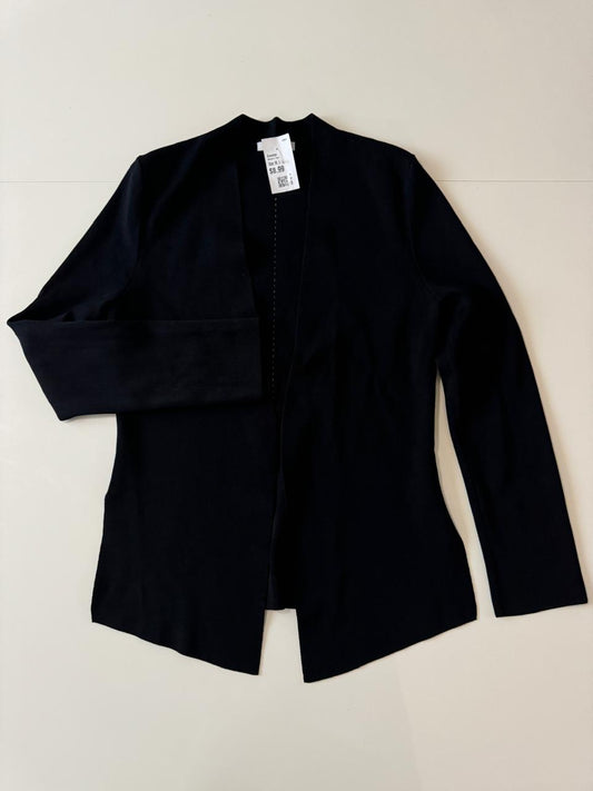 Cardigan negro de punto, Talla M, Mujer