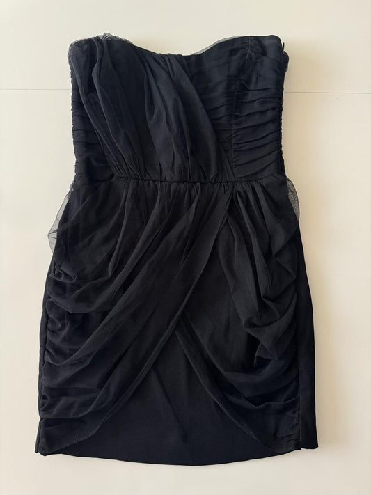 Vestido de tul negro, Talla M, 28, Mujer