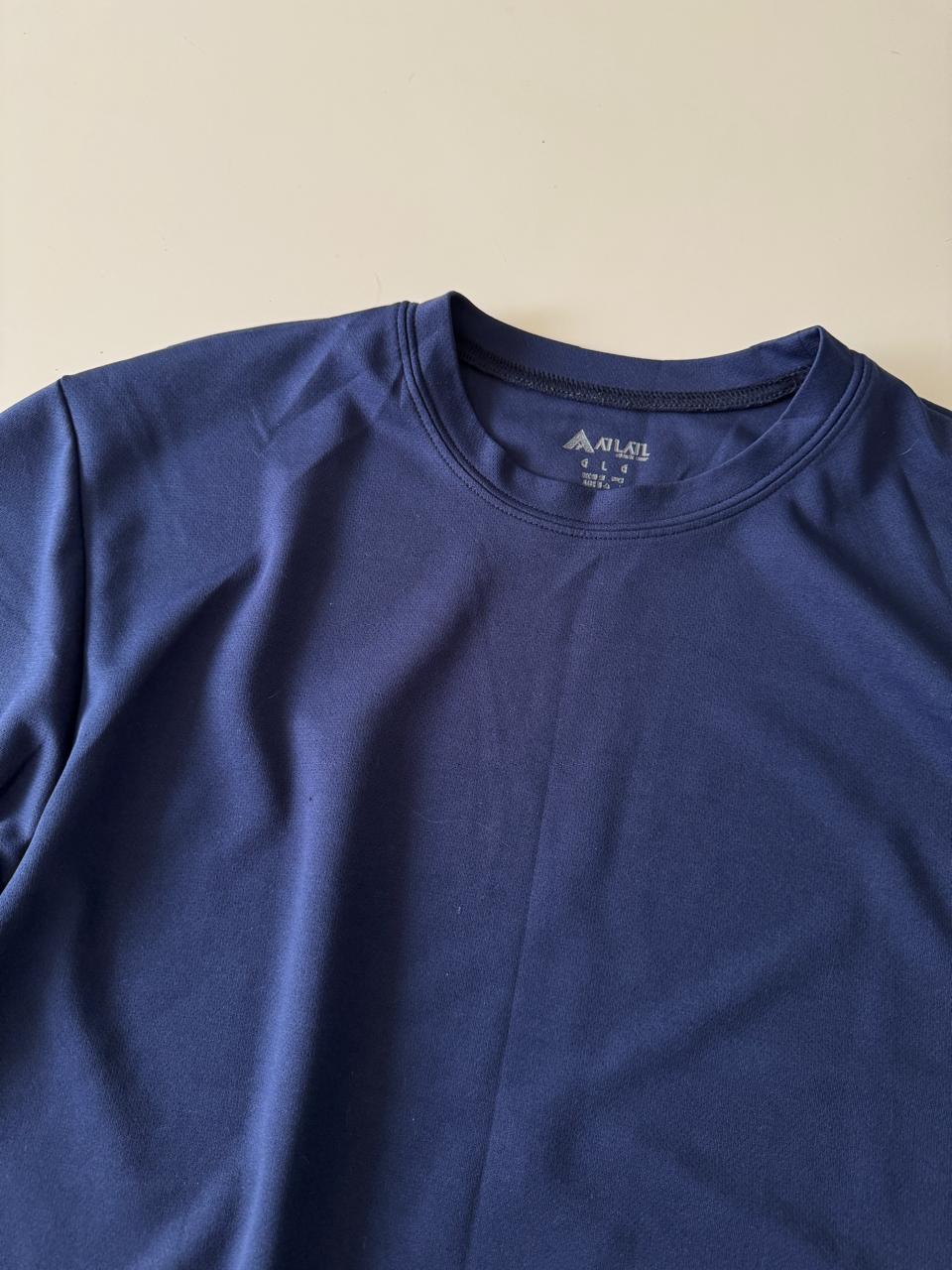 Playera deportiva azul marino, Talla L, Hombre