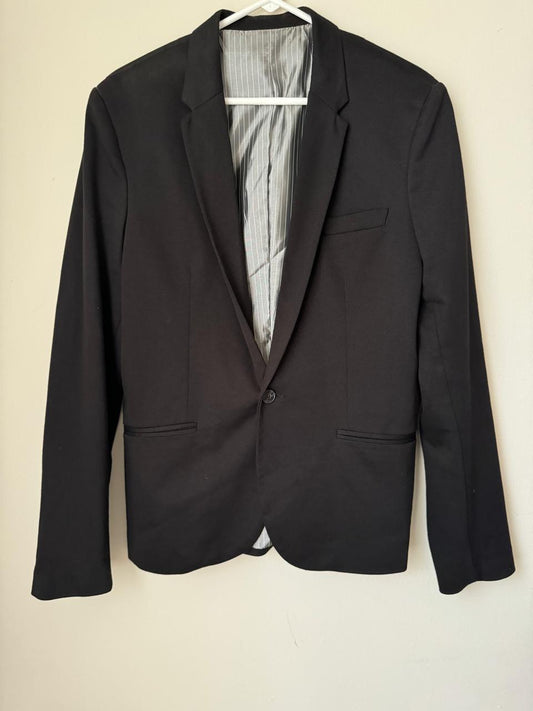 Blazer negro casual, Talla L, Hombre