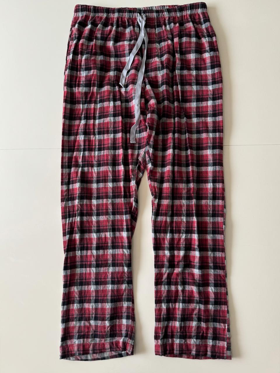 Pantalon pijama de cuadros, Talla L, Hombre