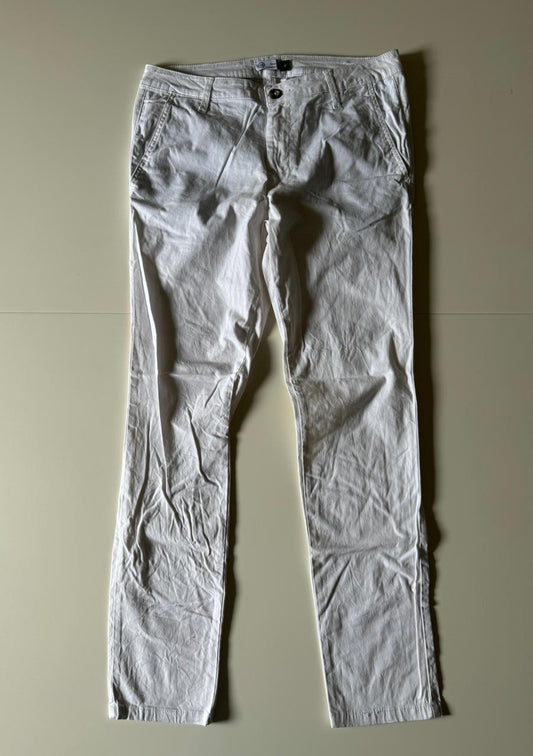 Pantalones Chinos Skinny blancos, Talla 32, Hombre