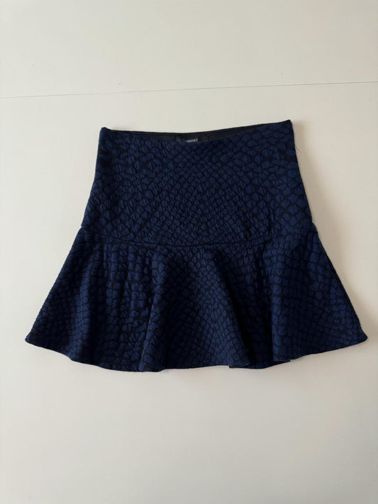 Falda stretch azul, Talla S, Mujer