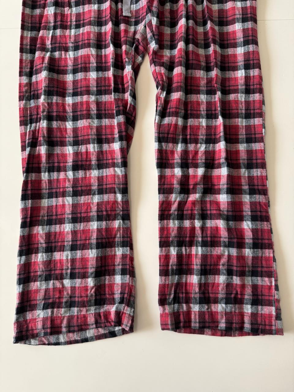 Pantalon pijama de cuadros, Talla L, Hombre