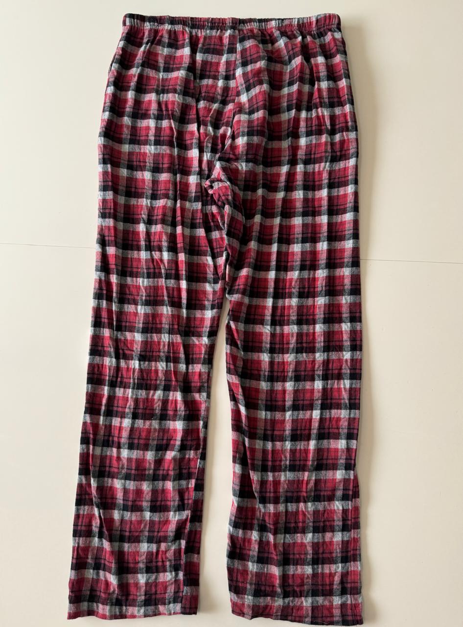 Pantalon pijama de cuadros, Talla L, Hombre