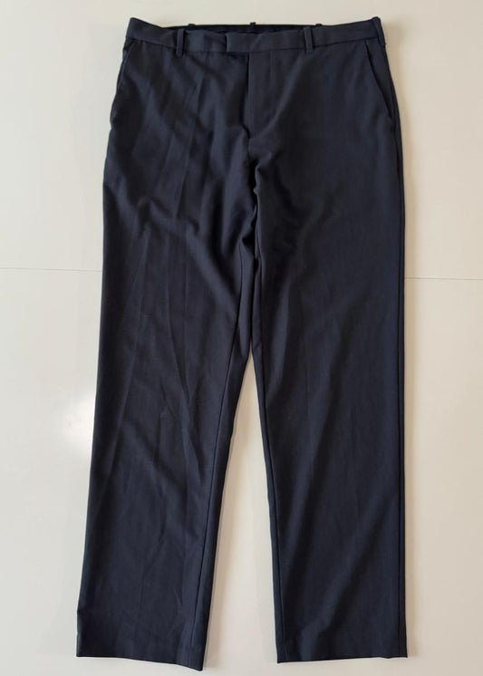 Pantalones de vestir gris oscuro, Talla 34x32, Hombre, Van Heusen
