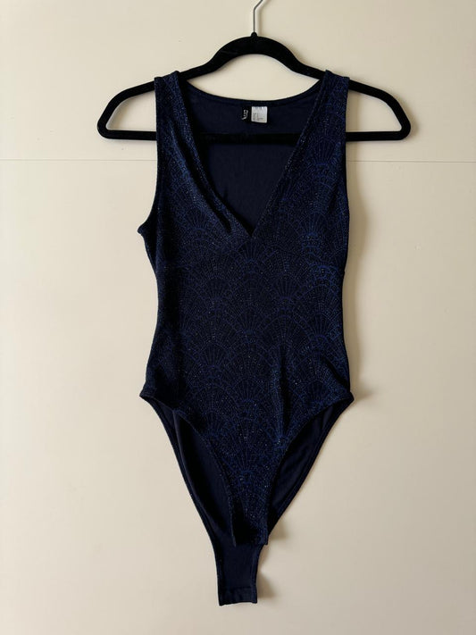 Pantyblusa metálica, Talla S, Mujer