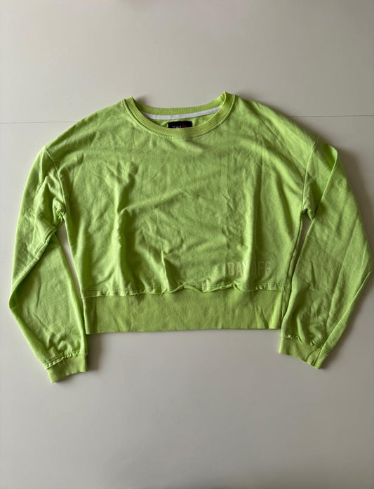 Sweter verde limon claro, Talla S, Mujer
