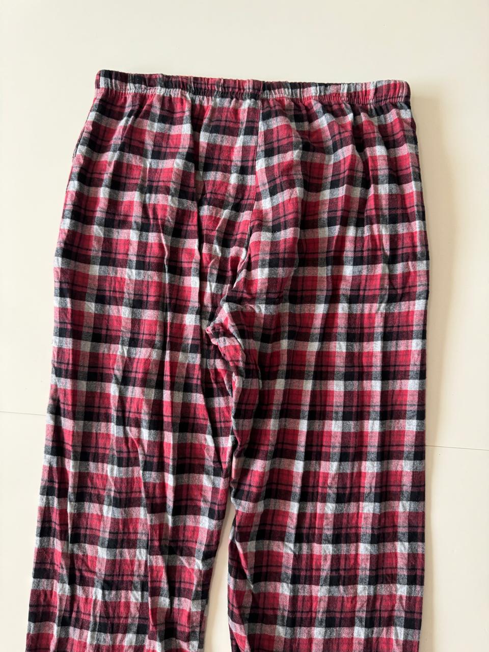 Pantalon pijama de cuadros, Talla L, Hombre