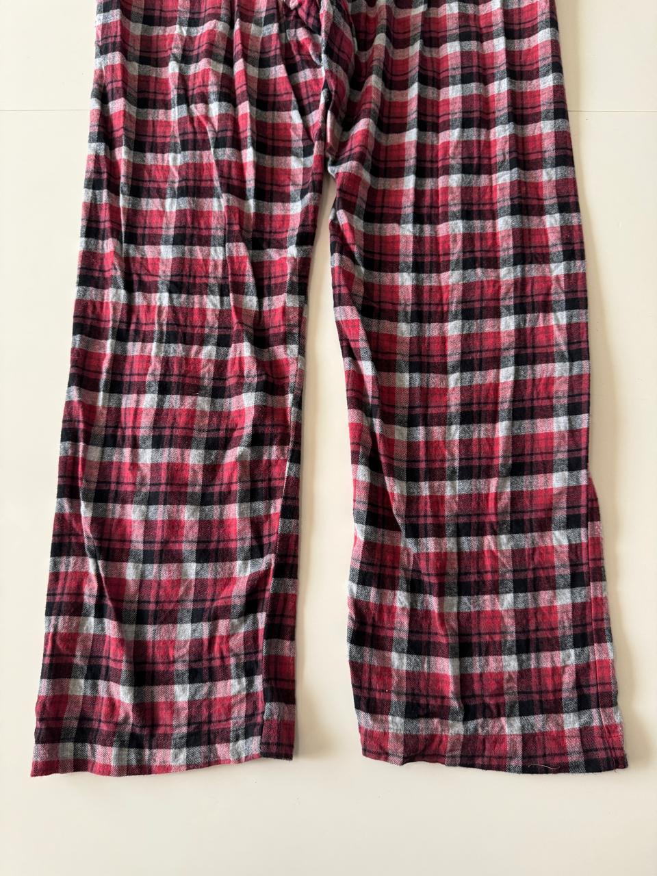 Pantalon pijama de cuadros, Talla L, Hombre