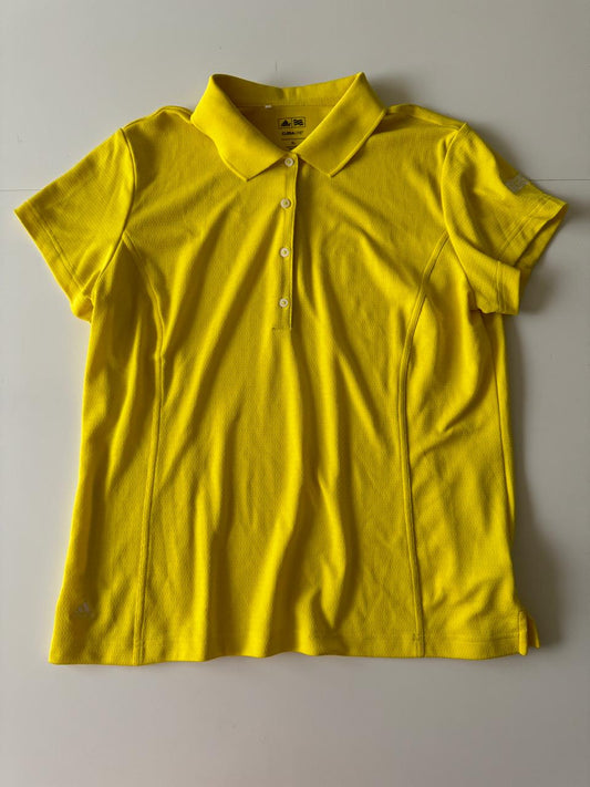 Polo deportiva amarilla, Talla XL, Mujer