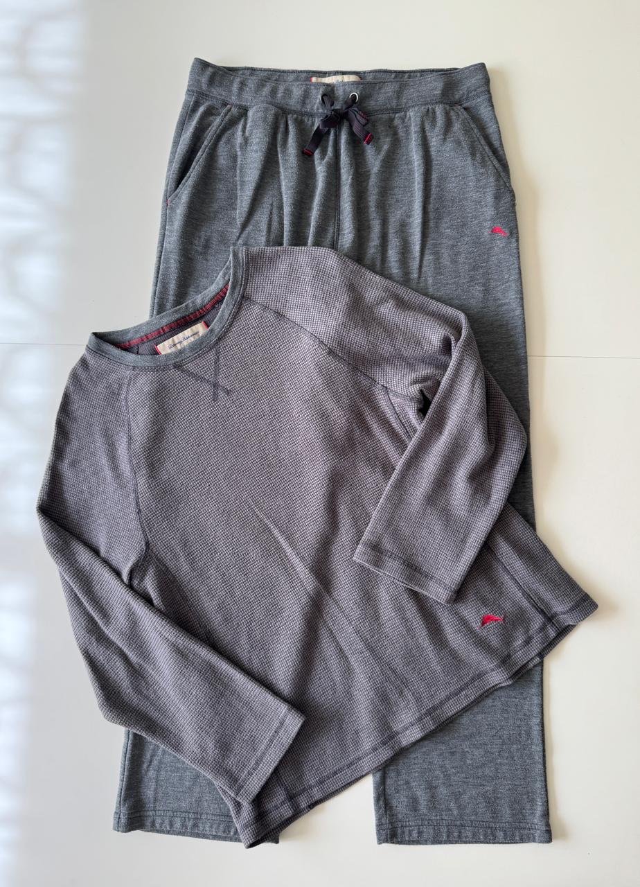 Pijama gris, Talla M, Hombre