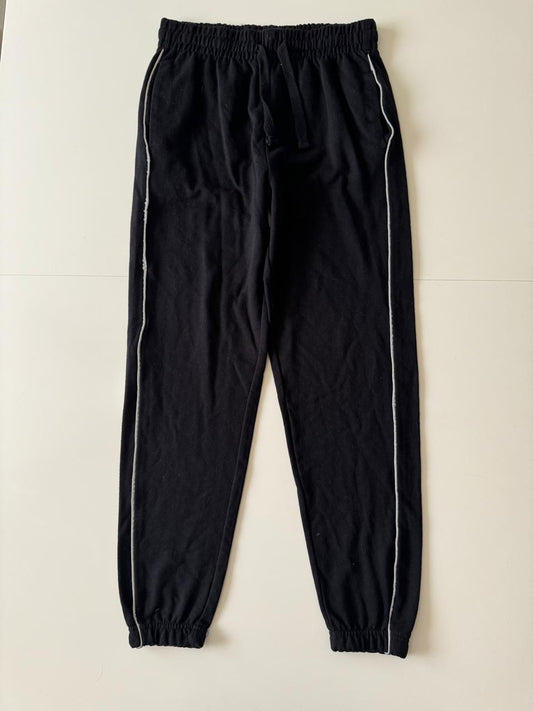 Pants negros con lineas reflejantes, Talla 31, M, Hombre