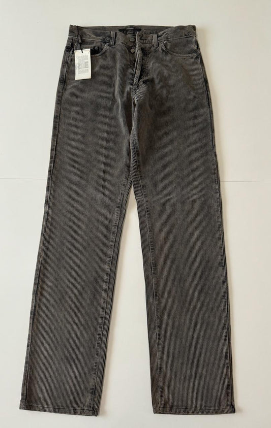 Pantalones de corduroy cafe VINTAGE, Talla 33, Hombre