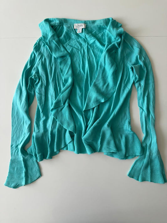 Cardigan aqua, Talla M, Mujer