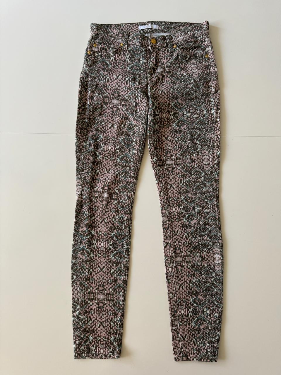 Skinny jeans estampados, Talla 25, S, Mujer