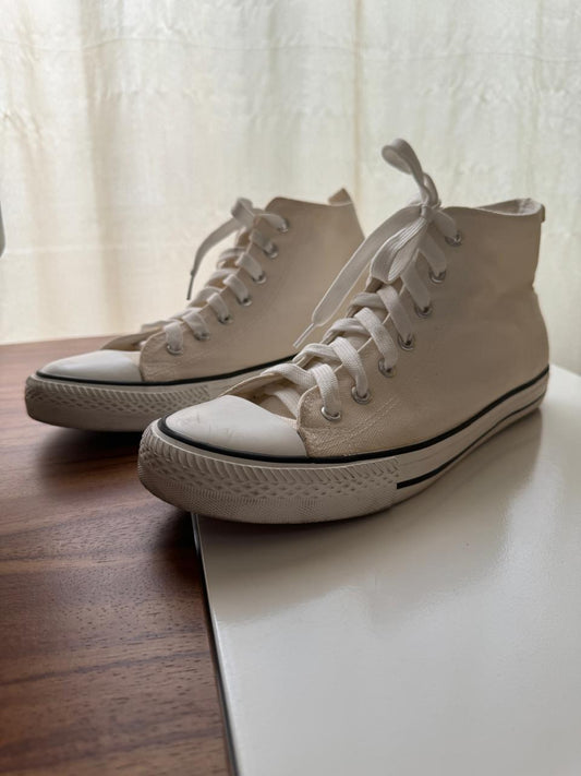 Tenis blancos de botin, Talla 28Mx, Mujer