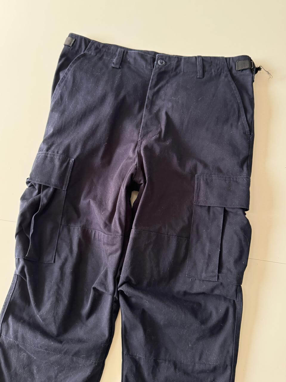 Pantalones tacticos azul marino, Talla M, 33, Hombre