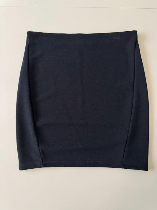 Falda ajustada negra, Talla M, Mujer