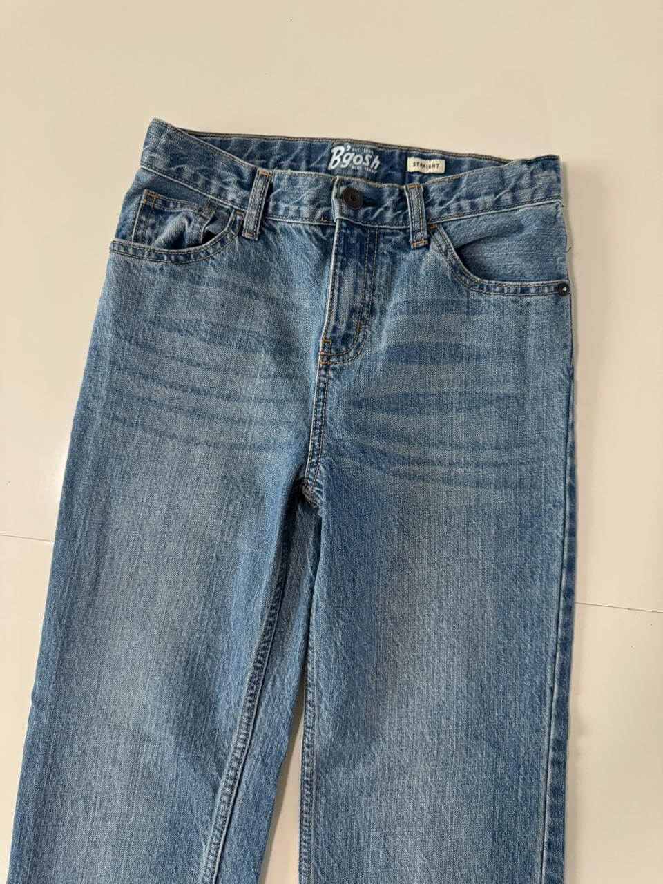 Jeans rectos basicos, Talla 12 R años, Niño