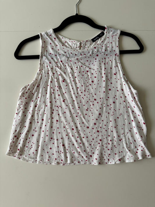 Blusa estampada estrellas, Talla S, Mujer