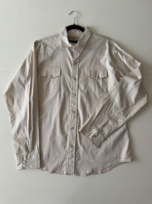 Camisa vaquera beige, Talla XL, Hombre, Osmar