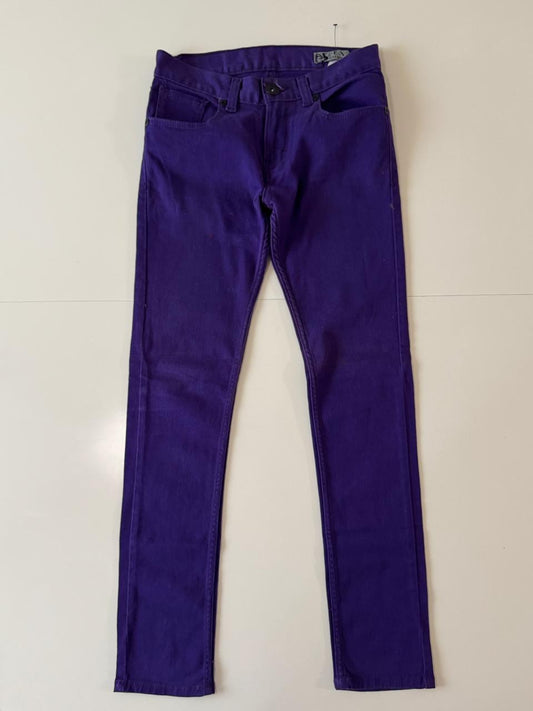 Jeans de mezclilla morados, Talla 28,M, Mujer, EX Jeans