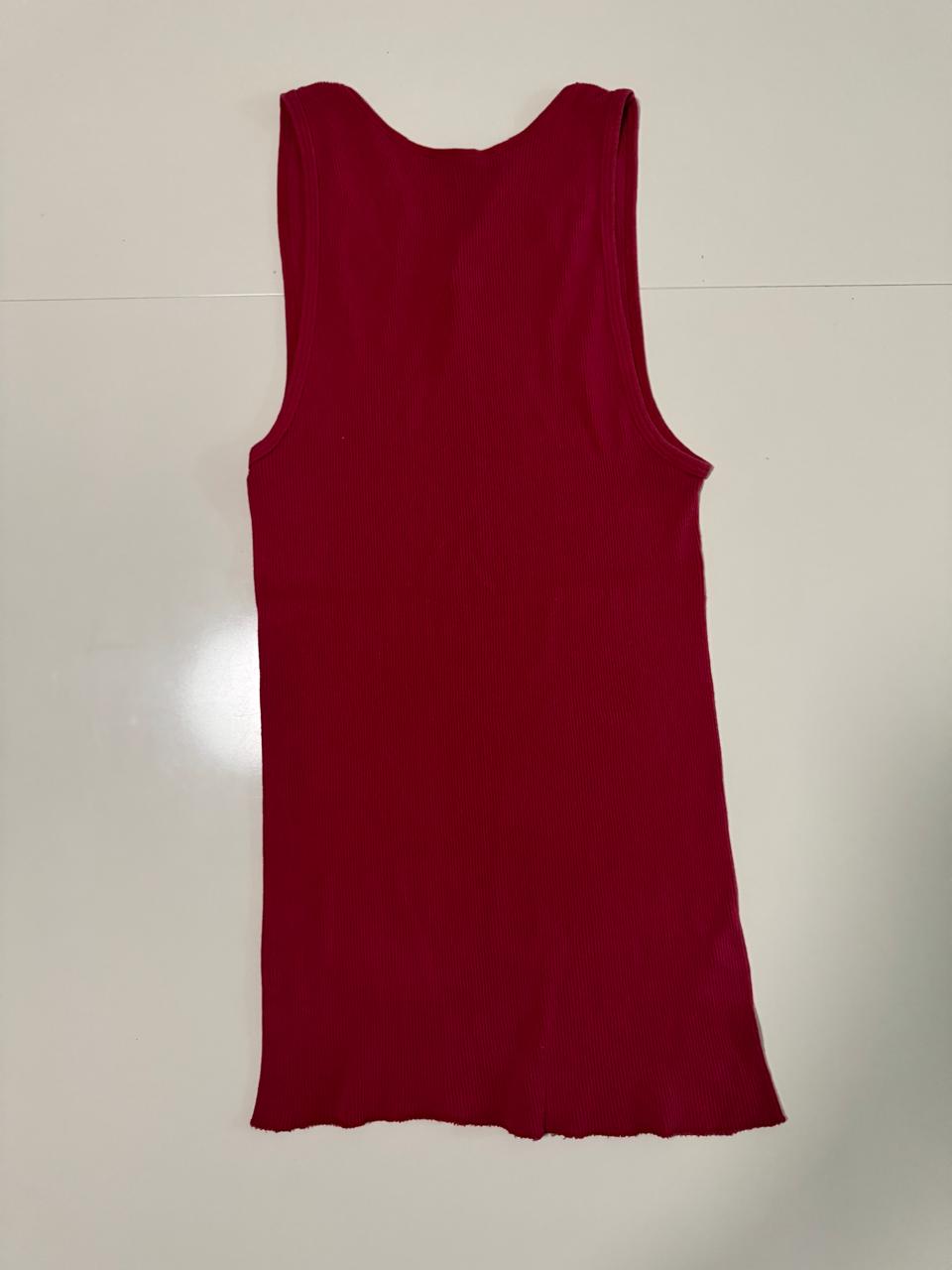 Tank fucsia, Talla L, Hombre