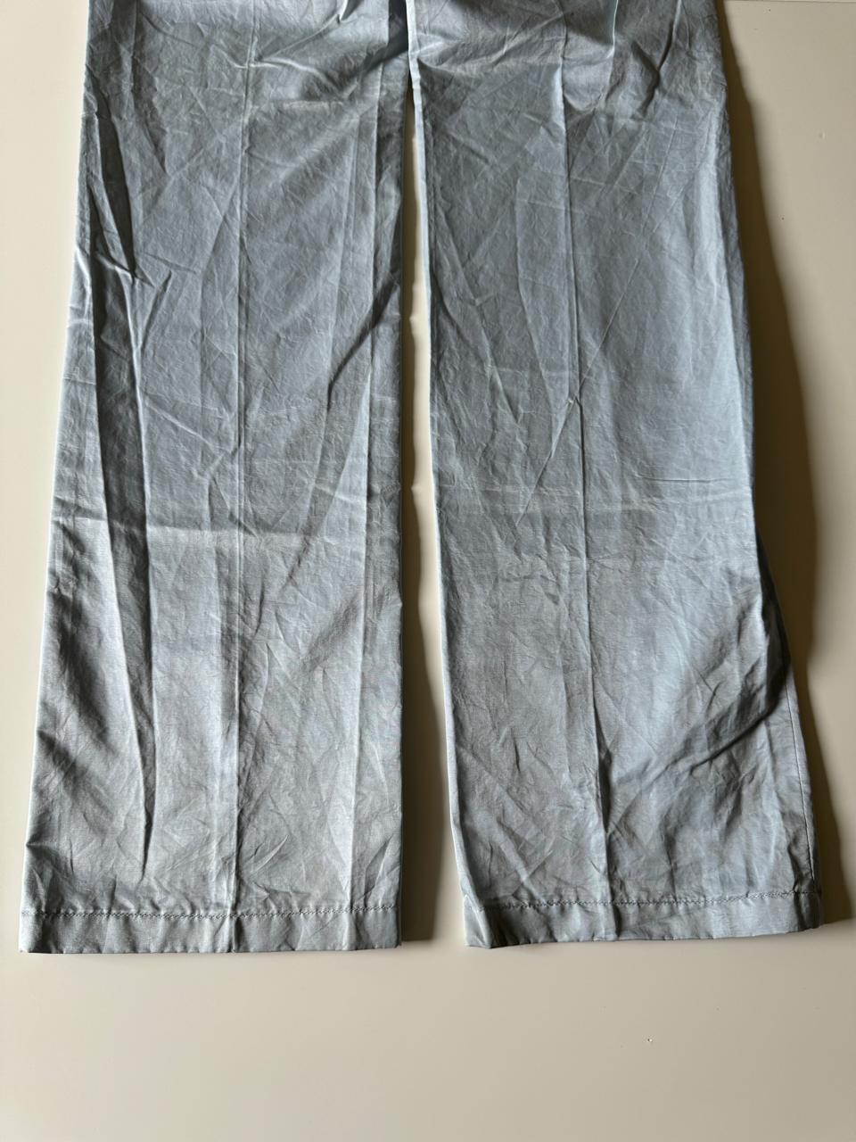 Pantalones satinados celestes, Talla 34, Hombre