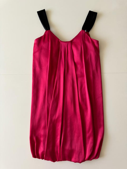 Vestido de globo rojo, Talla 2, S, Mujer
