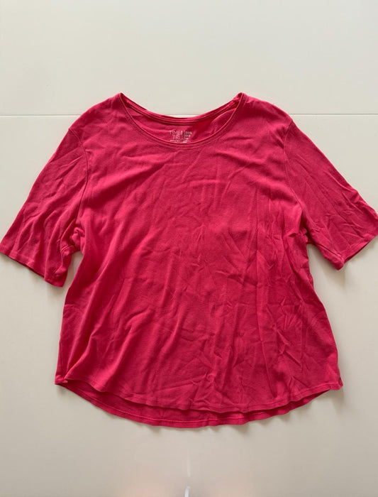 Playera basica salmon, Talla 3XL, XXL, Mujer