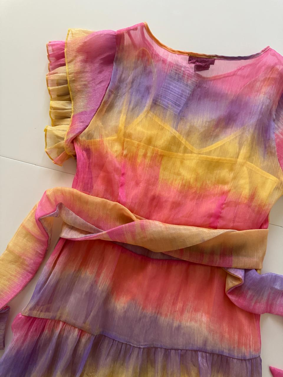 Vestido arcoiris, Talla M, Mujer