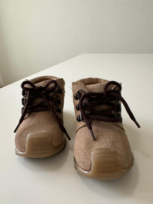 Botas beige, Talla 14cm, Niño