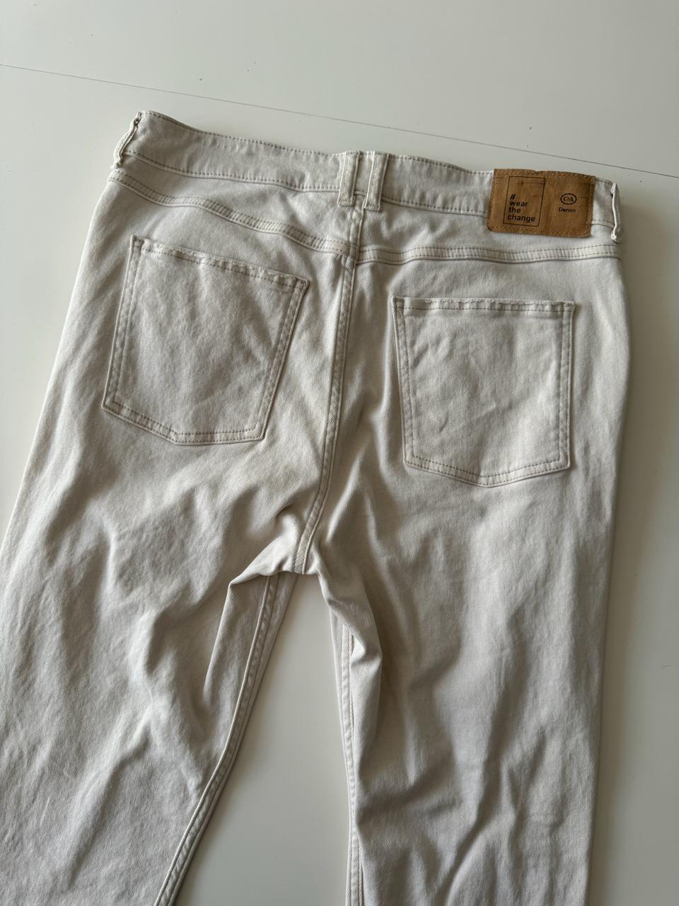 Jeans beige, Talla 32, Hombre