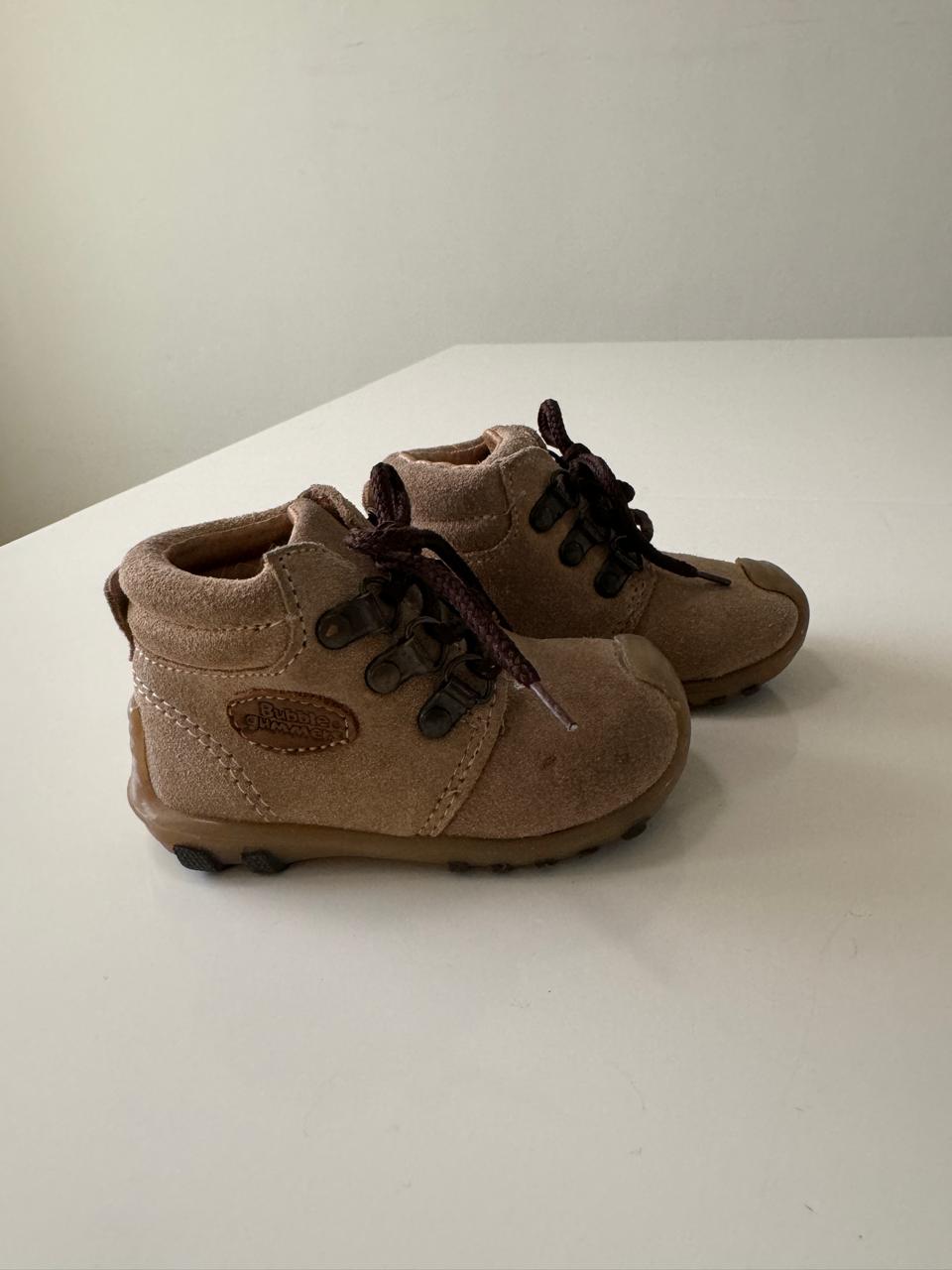 Botas beige, Talla 14cm, Niño