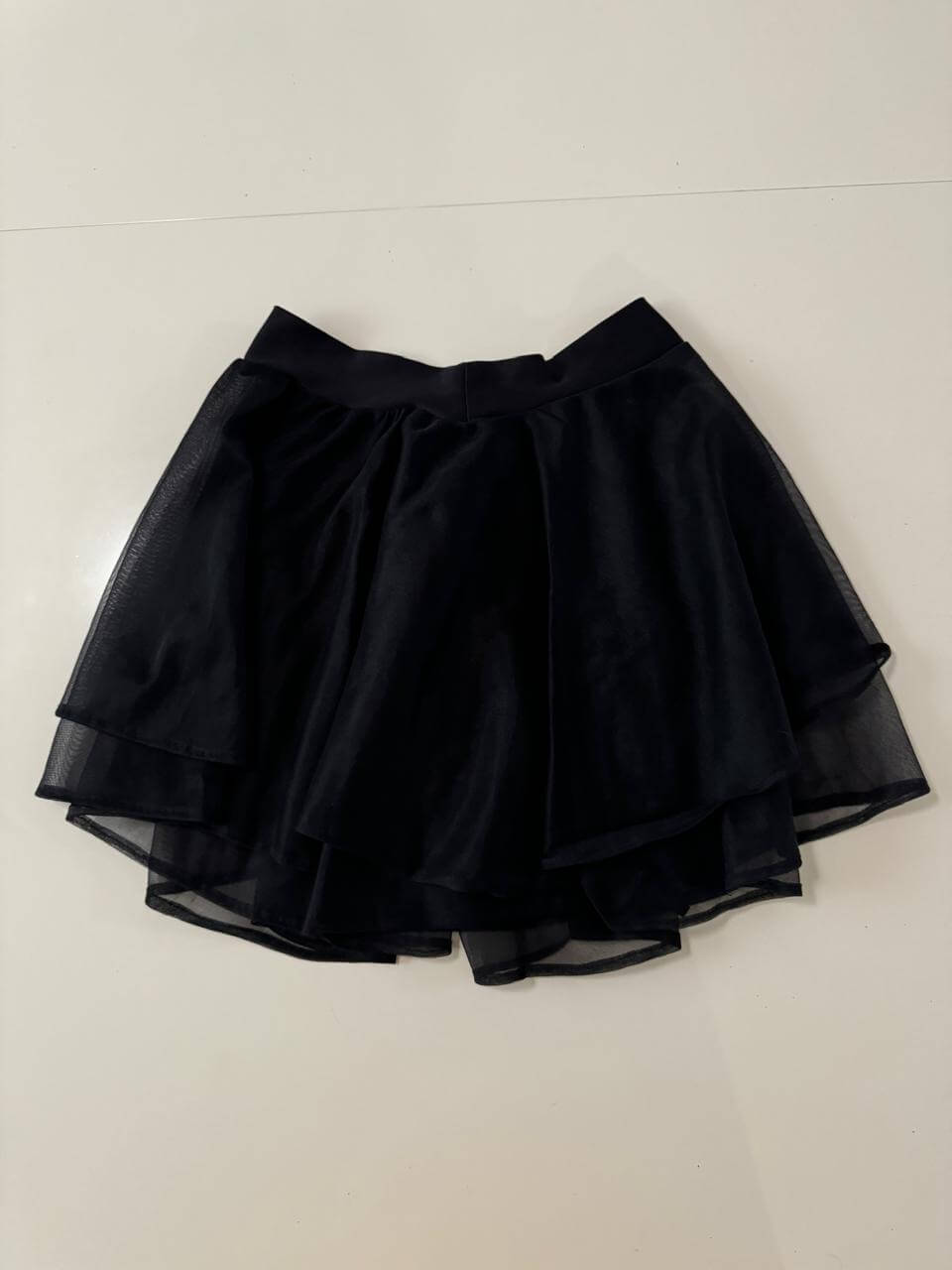 Falda de ballet traslucida, Talla XS/S, Mujer