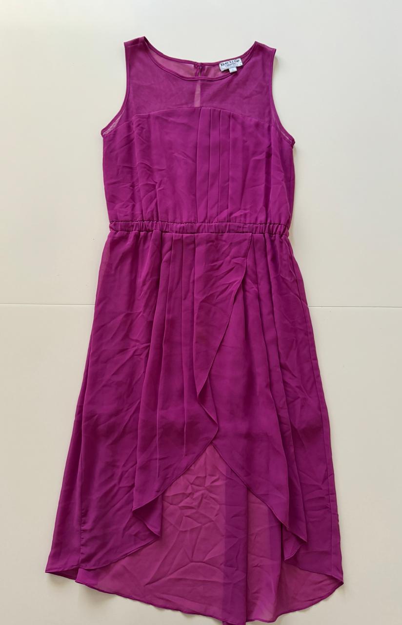 Vestido de cocktail morado, Talla L, Mujer