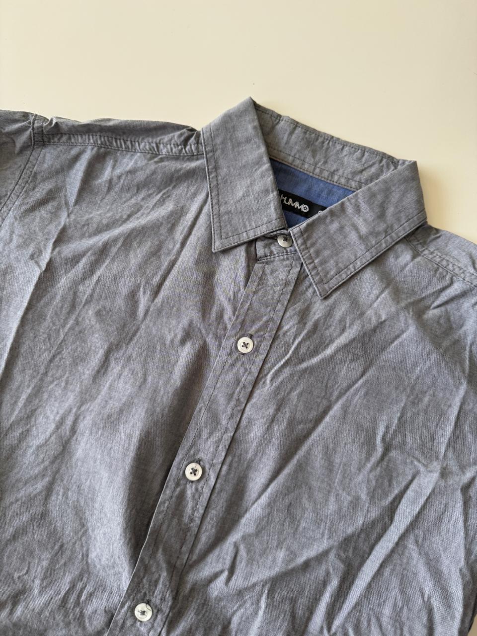 Camisa gris, Talla S, Hombre