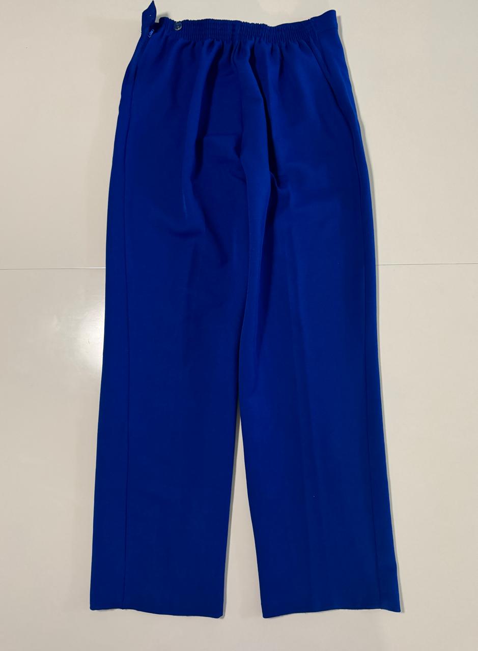 Pantalones azules, corte retro, Talla 38, 28, M/L, Mujer