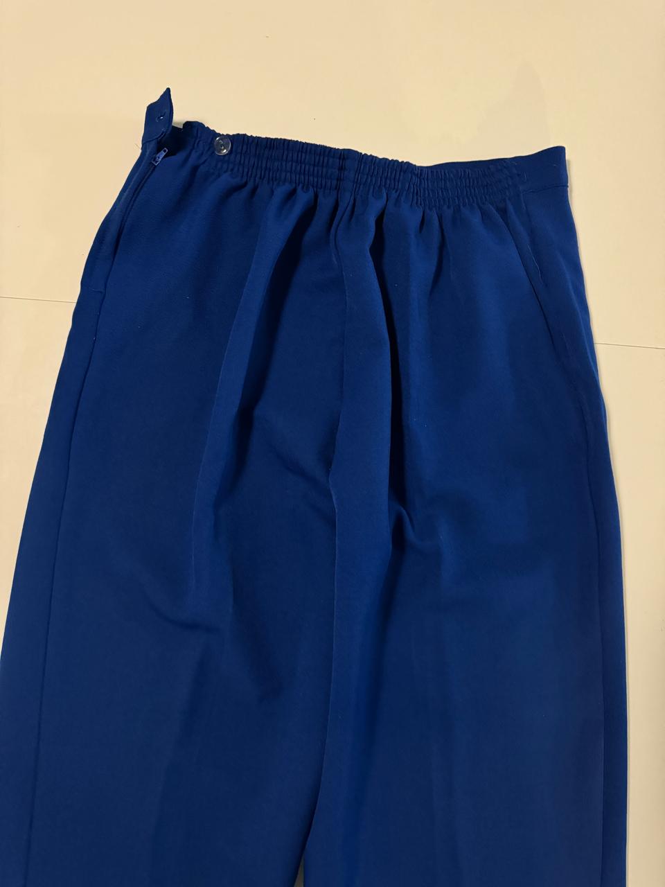 Pantalones azules, corte retro, Talla 38, 28, M/L, Mujer