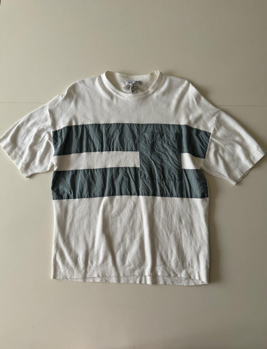 Playera con aplicaciones a bloques, Talla M, Hombre