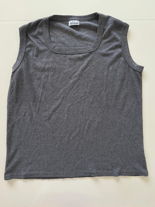Tank gris, Talla XL, Mujer