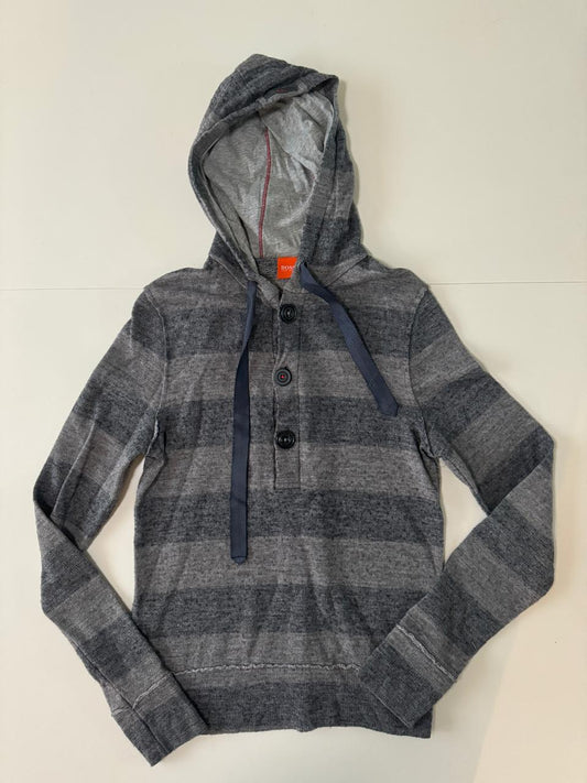 Sweater a rayas gris, Talla S, Hombre