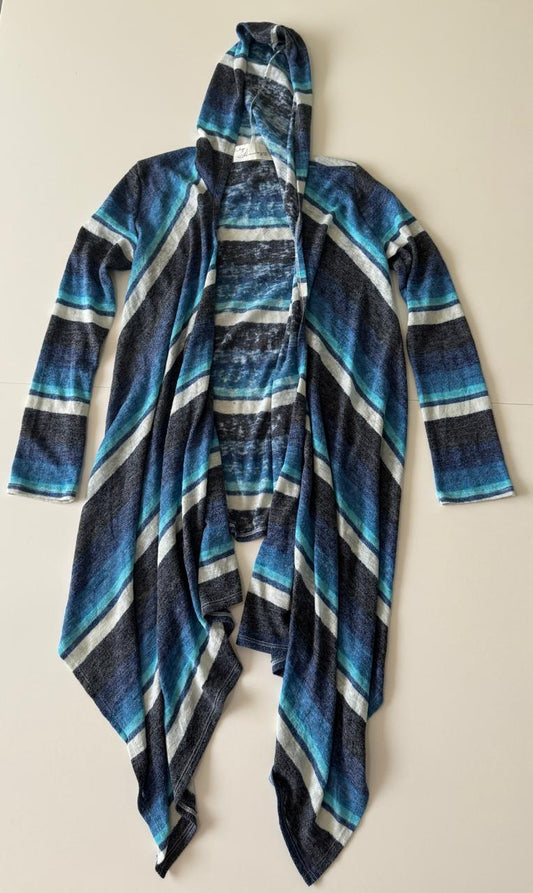 Sweater largo a rayas, Talla S, Mujer