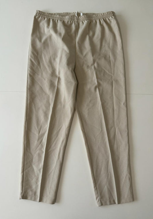 Pantalones beige, Talla L, Mujer