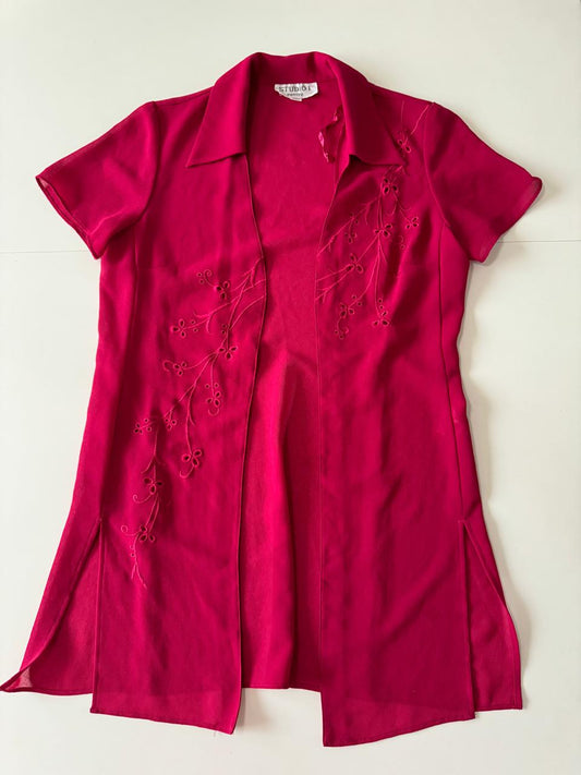 Sobrecamisa roja, Talla 6P, M. Petite, Mujer