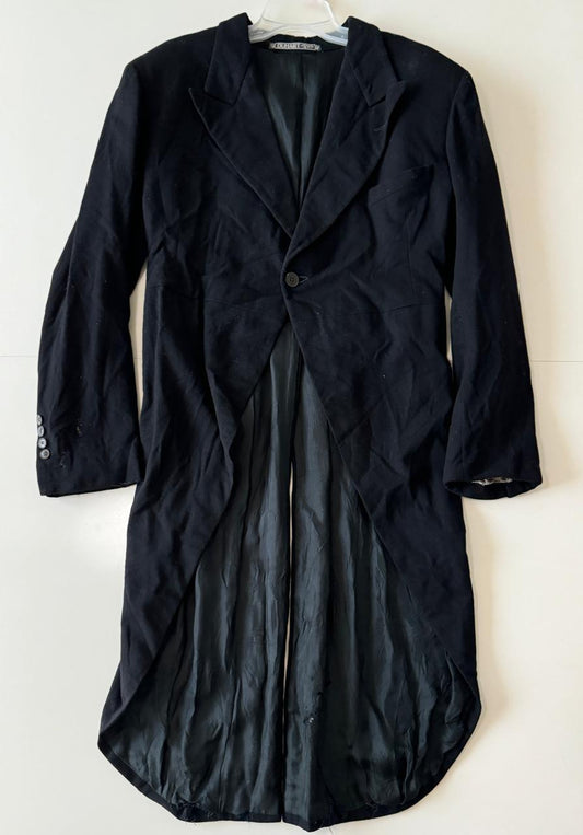 RENTA: Abrigo negro, Talla M, Hombre